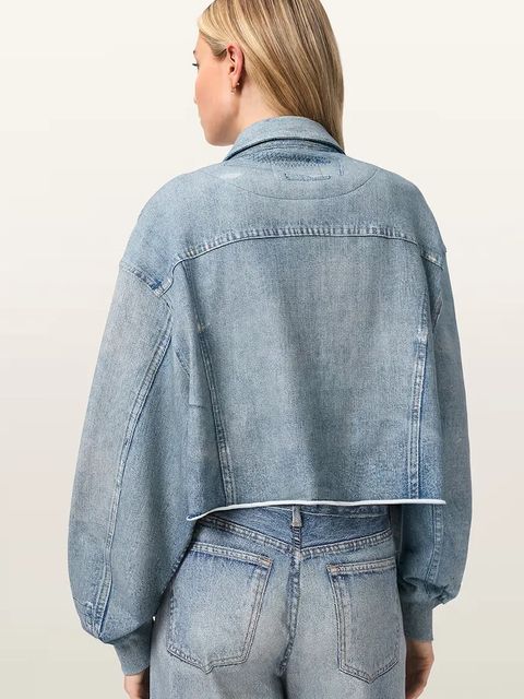 AllSaints kurtka jeansowa ANDERS - zdjęcie produktu nr 1