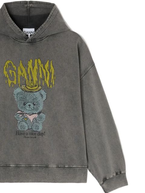 GANNI graphic hoodie - Grey - zdjęcie produktu nr 2