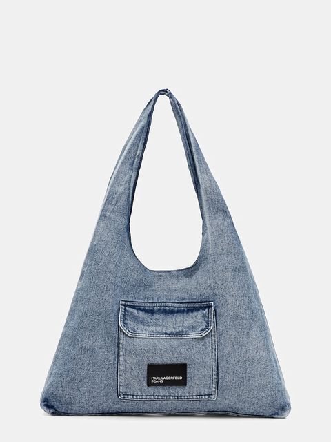 Karl Lagerfeld Jeans torebka jeansowa kolor niebieski B1W50005 - zdjęcie produktu nr 1