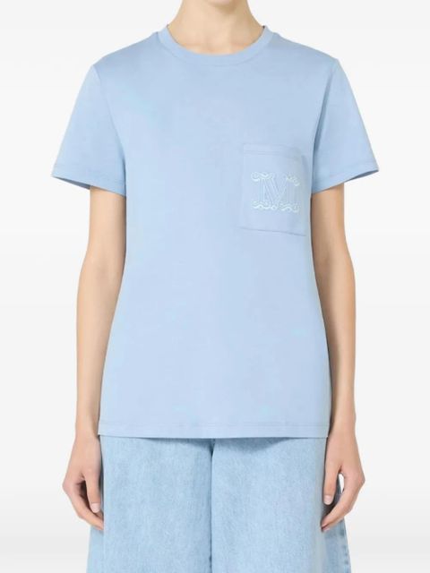 Max Mara chest-pocket T-shirt - Blue - zdjęcie produktu nr 2