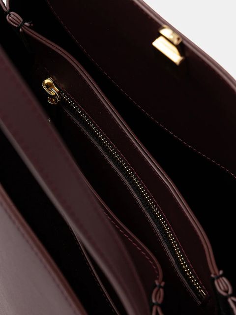 Themoire torebka kolor bordowy TMFW25EUDN120