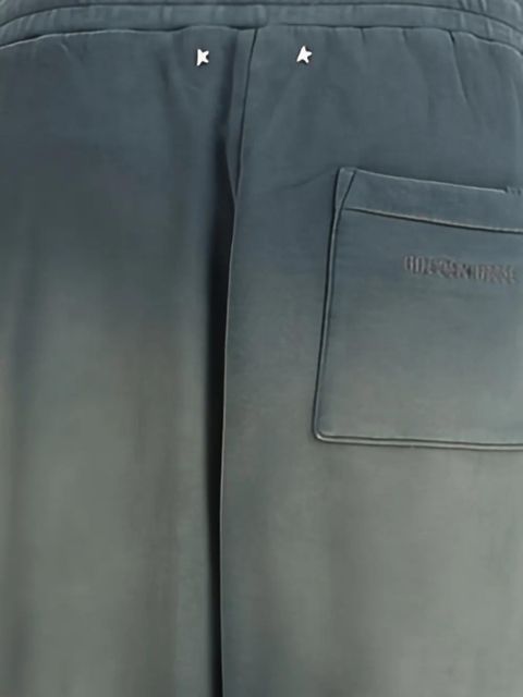 Golden Goose raw-cut track pants - Blue