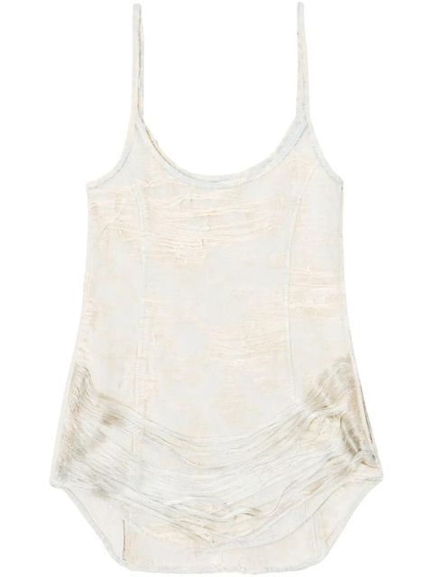 Diesel mini denim dress - White - zdjęcie produktu nr 1