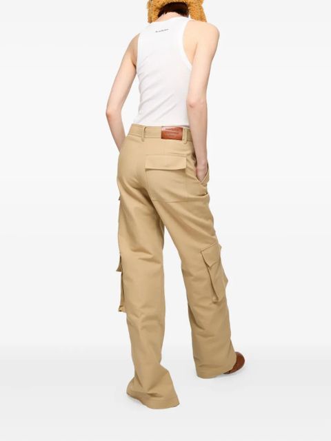 Acne Studios zip-detail cargo trousers - Neutrals