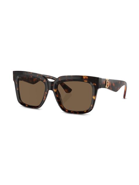 Burberry Eyewear tortoiseshell square-frame sunglasses - Brown - zdjęcie produktu nr 2