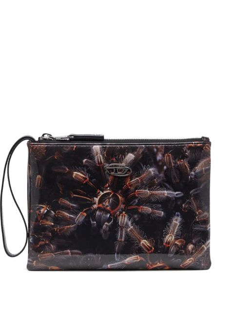 Diesel tarantula-print wristlet pouch - Black - zdjęcie produktu nr 1