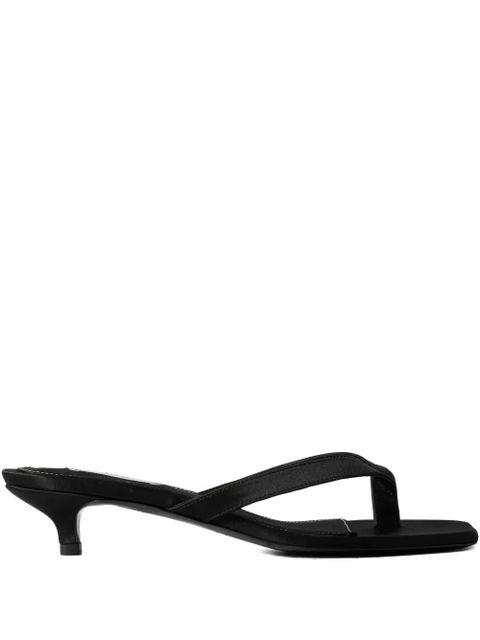 TOTEME satin heeled sandals - Black - zdjęcie produktu nr 1