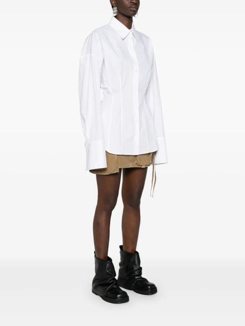 The Attico cotton poplin shirt - White