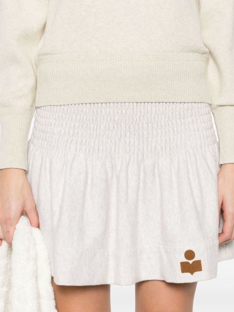 MARANT ÉTOILE Pacifica mini skirt - Neutrals