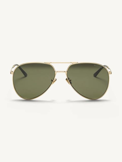 Valentino okulary przeciwsłoneczne VLS-172 kolor złoty VLS.172A - zdjęcie produktu nr 2