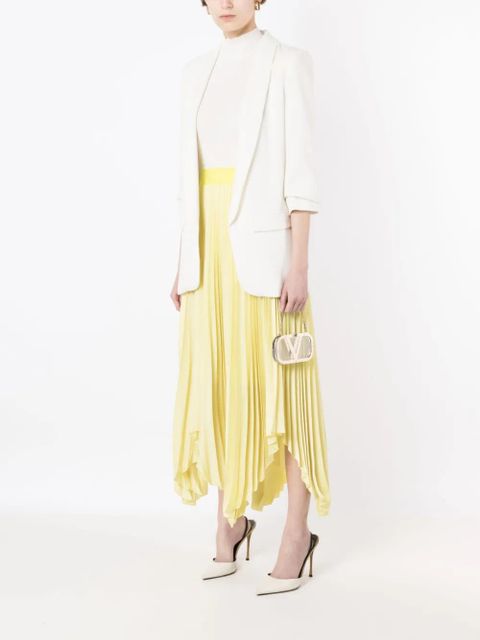 Valentino Garavani logo-plaque clear clutch - Metallic