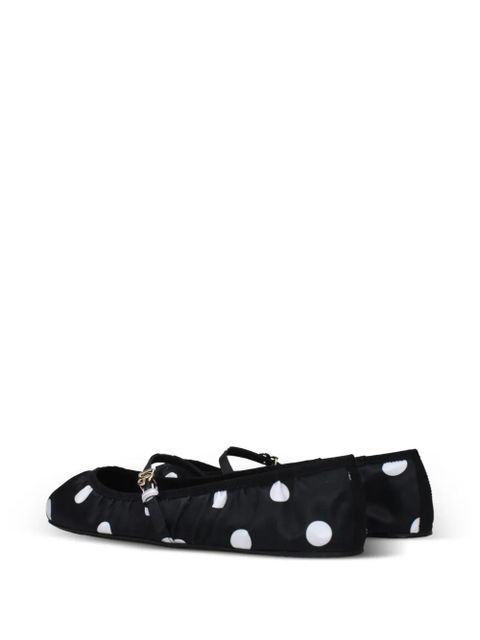 Dolce & Gabbana polka-dot ballet flats - Black