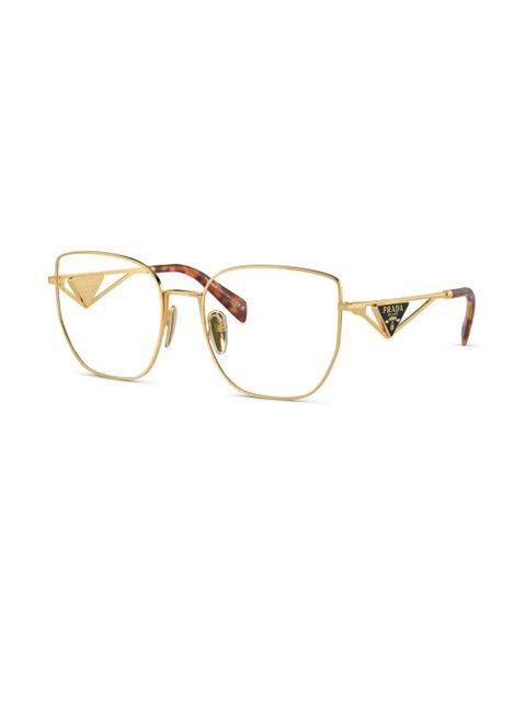Prada Eyewear square-frame glasses - Gold