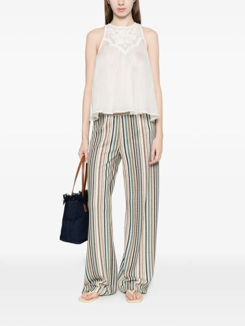 TWINSET sleeveless round-neck blouse - Neutrals - zdjęcie produktu nr 2