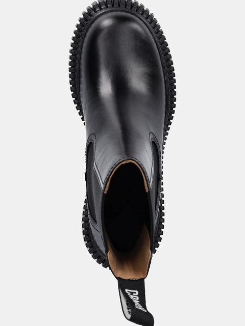 Camper sztyblety skórzane Pix London damskie kolor czarny na słupku K400803-001