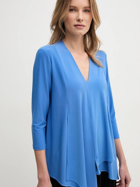 Joseph Ribkoff bluzka damska kolor fioletowy gładka 161066S25