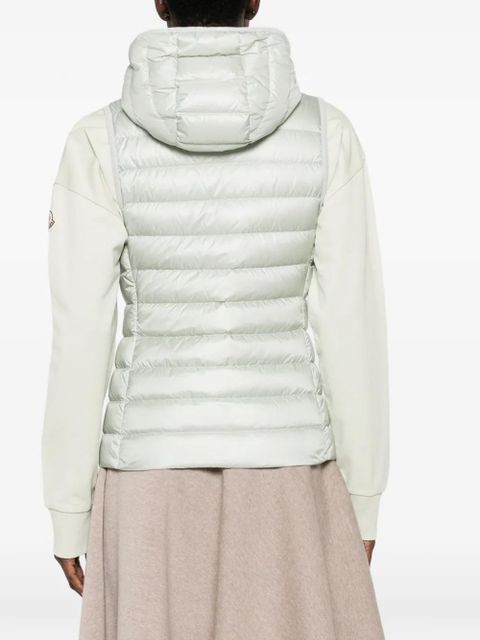 Moncler Glygosse hooded quilted gilet - Green