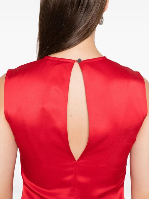 JW Anderson sleeveless asymmetric blouse - Red