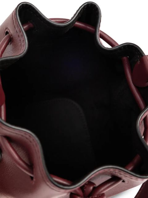 FENDI mini Mon Tresor drawstring leather tote bag - Red