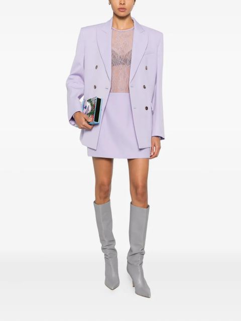 WARDROBE.NYC long-sleeve bodysuit - Purple - zdjęcie produktu nr 2