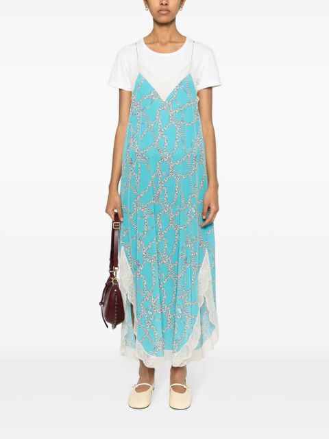 Zadig&Voltaire Ristyl logo-print maxi dress - Blue - zdjęcie produktu nr 2