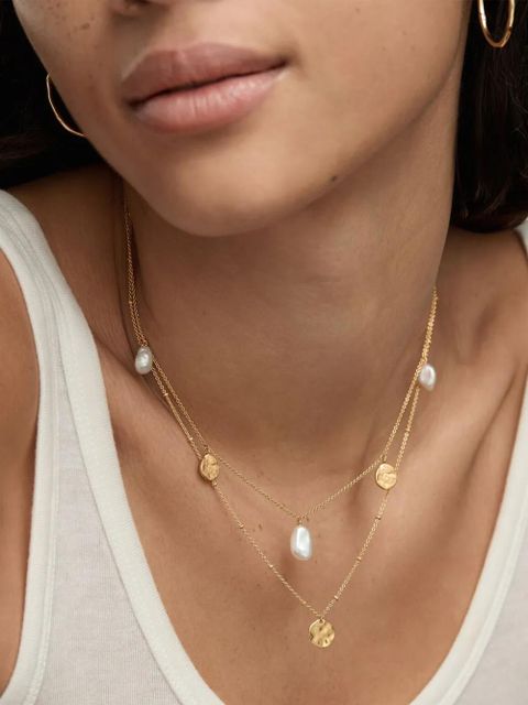 Monica Vinader Siren Muse necklace - Gold - zdjęcie produktu nr 2