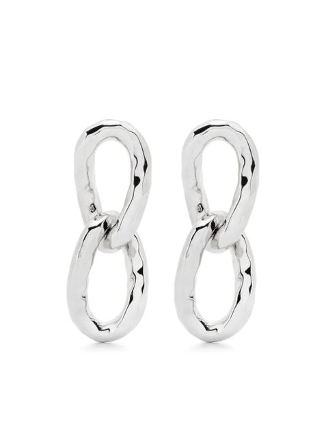 Jil Sander chain-link earrings - Silver - zdjęcie produktu nr 1