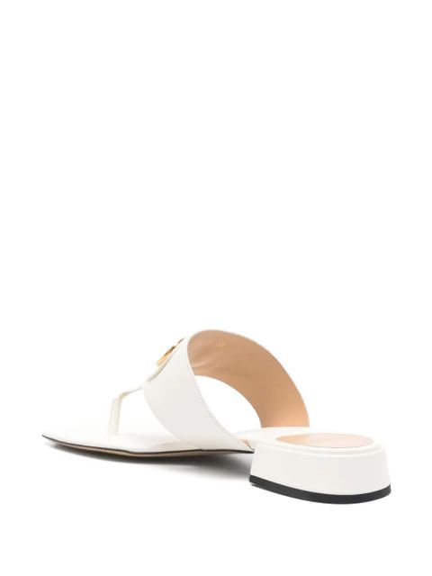 Valentino Garavani Vlogo-plaque sandals - White - zdjęcie produktu nr 2