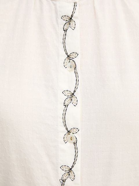 Hoss Intropia koszula bawełniana damska kolor biały regular 6289129