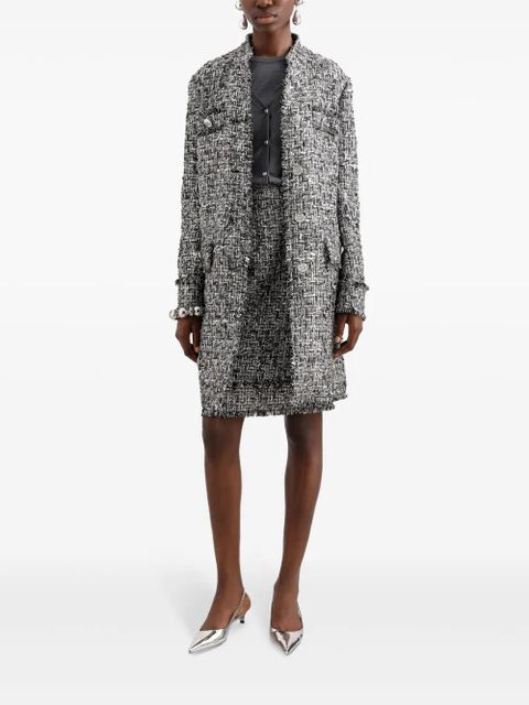 Dolce & Gabbana tweed coat - Grey - zdjęcie produktu nr 2
