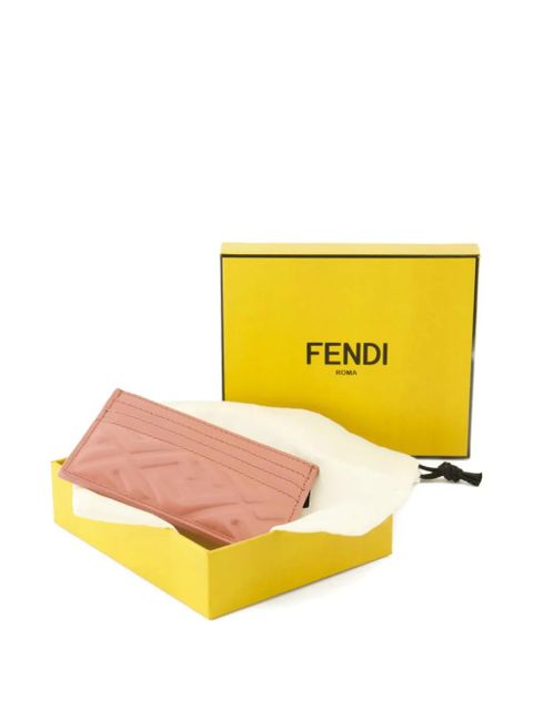 FENDI monogrammed cardholder - Pink