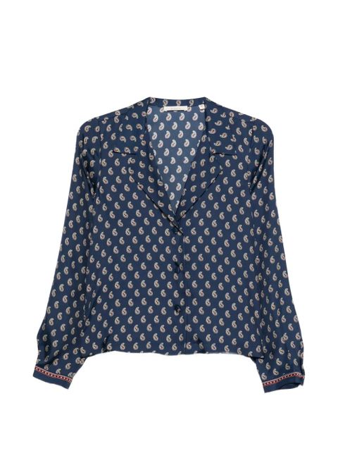 DÔEN Elene paisley shirt - Blue - zdjęcie produktu nr 1