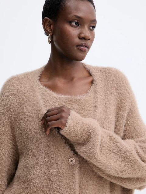 Guess kardigan HAILEY damski kolor beżowy O5BR02 Z1282 - zdjęcie produktu nr 2