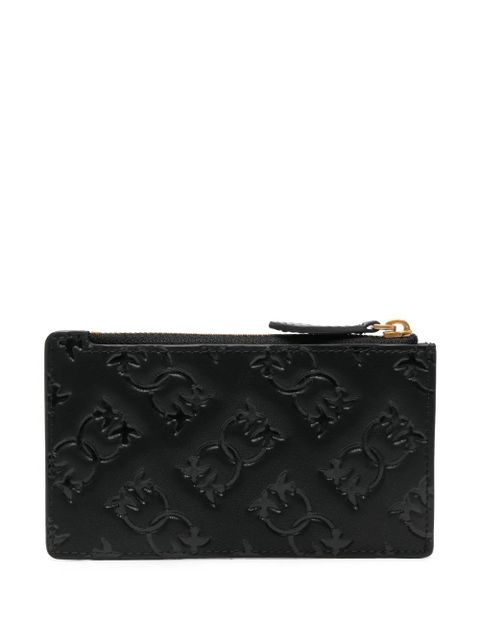 PINKO debossed-logo cardholder - Black - zdjęcie produktu nr 2