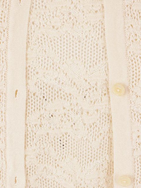 Chloé open-knit cardigan - Neutrals