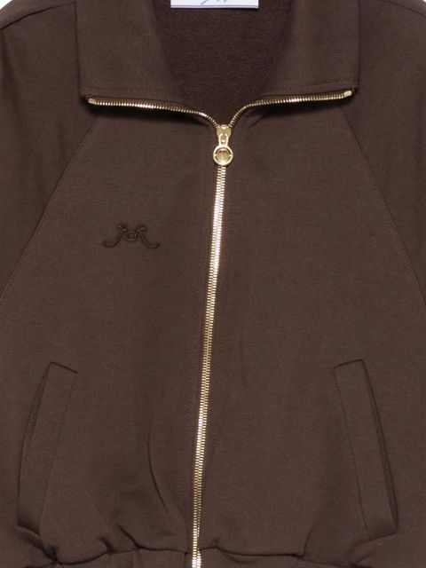 Rowen Rose zip-fastening sweatshirt - Brown