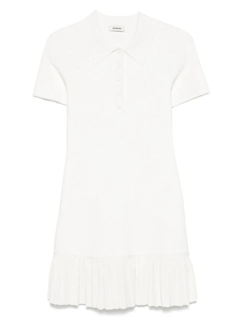 SANDRO jersey mini dress - White - zdjęcie produktu nr 1