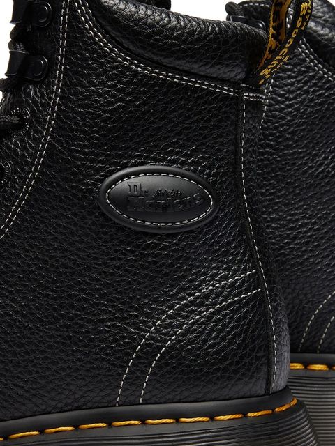 Dr. Martens botki skórzane Buzz 8i damskie kolor czarny na platformie DM42032001