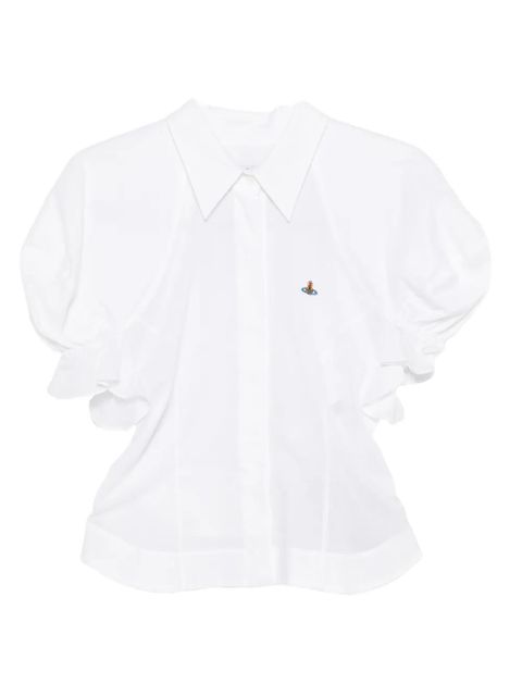 Vivienne Westwood puff-sleeve collared shirt - White - zdjęcie produktu nr 1
