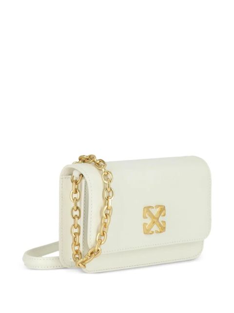 Off-White arrow-plaque chain-link tote bag