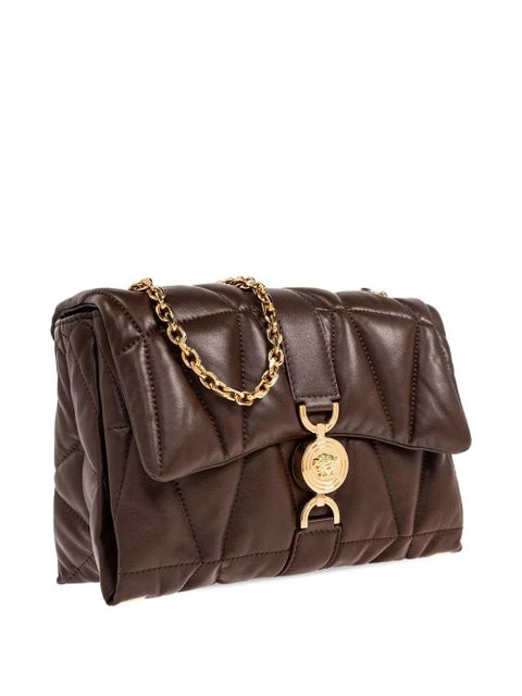 Versace mini Kleio quilted shoulder bag - Brown