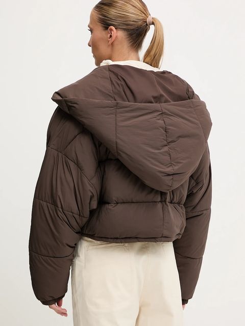 Calvin Klein Performance kurtka kolor brązowy zimowa LVGWF5O514