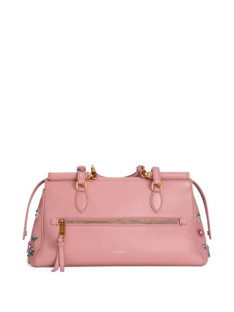 Dolce & Gabbana medium Vittoria leather handbag - Pink