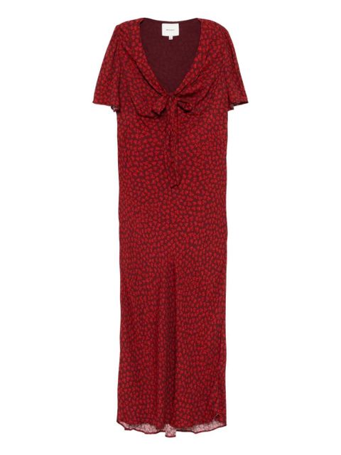 Reformation Tyra dress - Red - zdjęcie produktu nr 1
