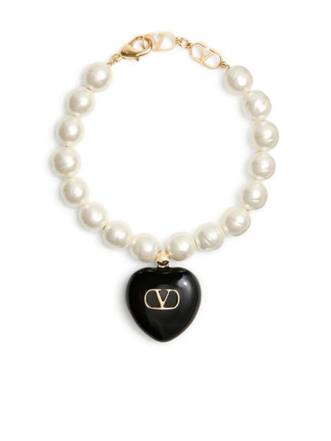 Valentino Garavani Coeur Royal bracelet - Neutrals