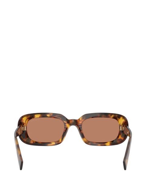 Miu Miu Eyewear rectangle-frame sunglasses - Brown