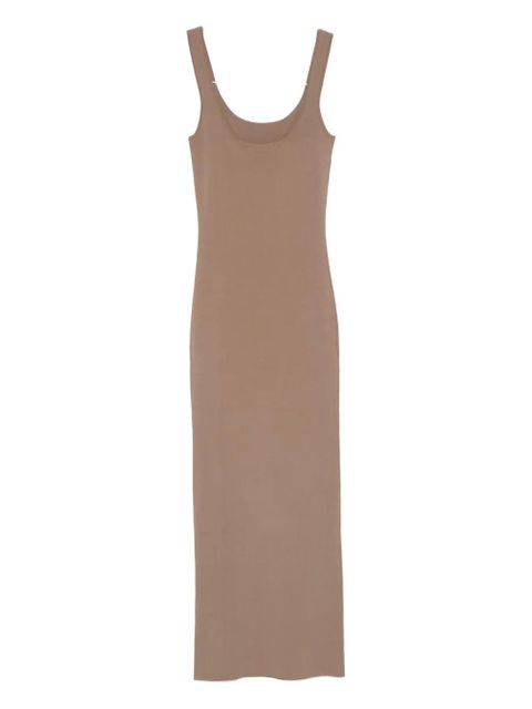 ENTIRE STUDIOS square-neck midi dress - Brown - zdjęcie produktu nr 2