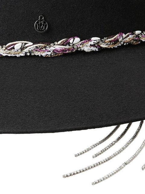 Maison Michel Rico felt Fedora hat - Grey - zdjęcie produktu nr 2