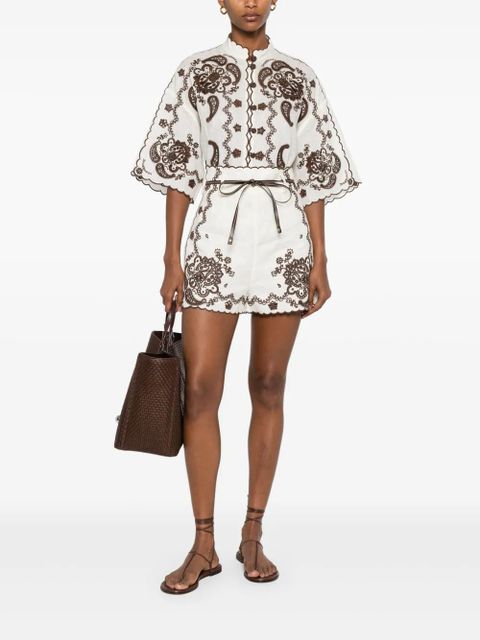 ZIMMERMANN Ascension shirt - Neutrals