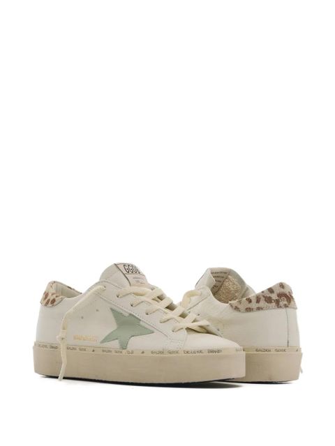 Golden Goose Hi Star leopard-print-detail leather snekaers - Neutrals